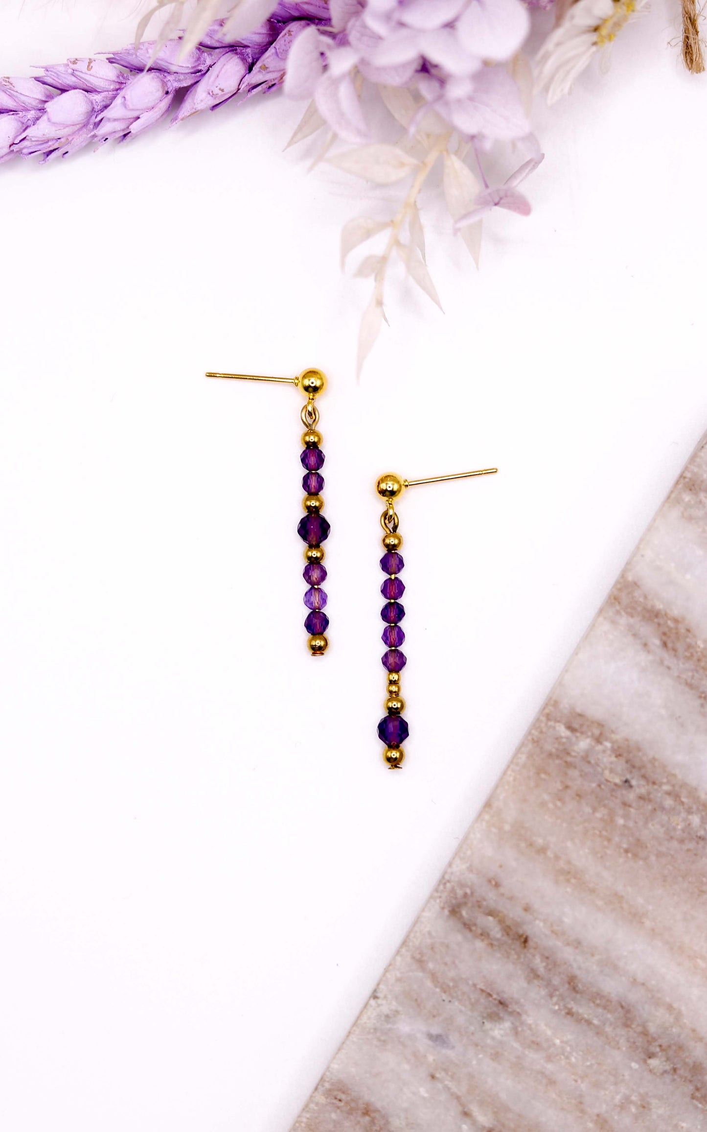 Boucles d'oreilles Iris